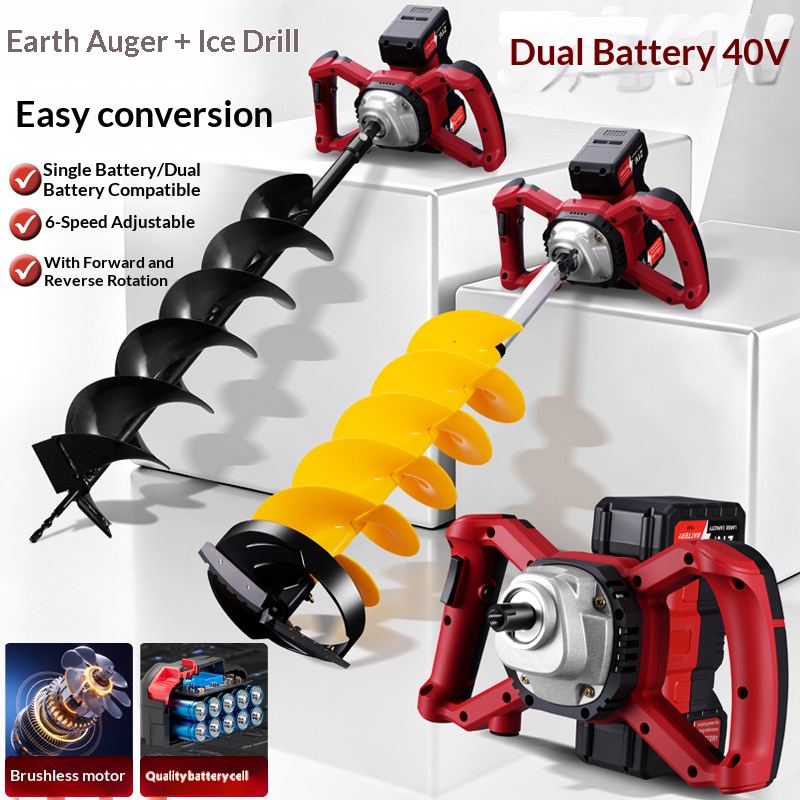 Power Tools In Construction - 21v Lityum Pil Elektrikli Zemin Matkabı