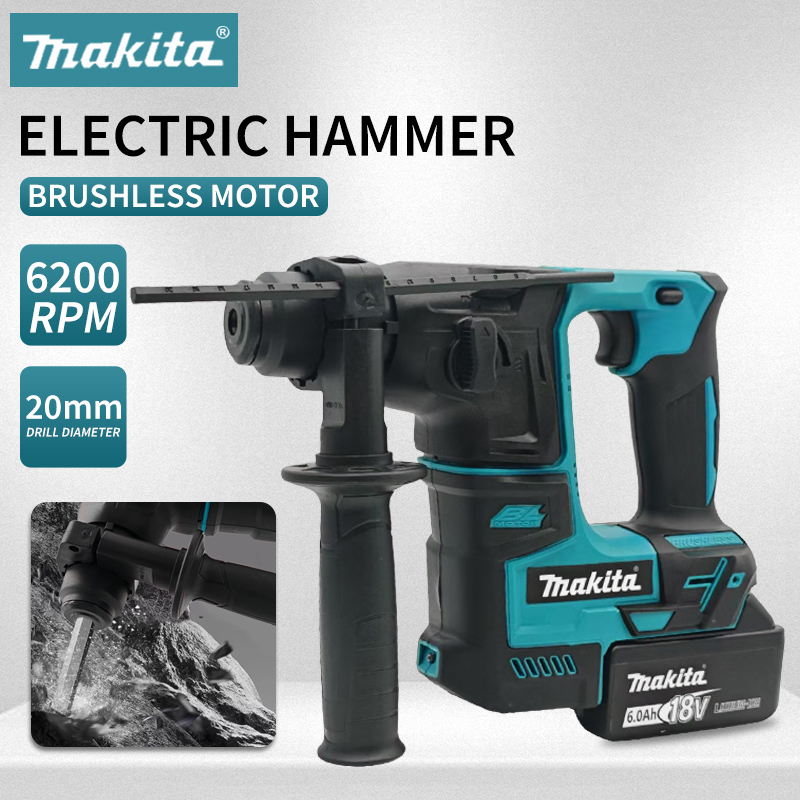 Power Tools Jack Hammer - Makita Elektrikli Çekiç Fırçasız Akülü Çekiç