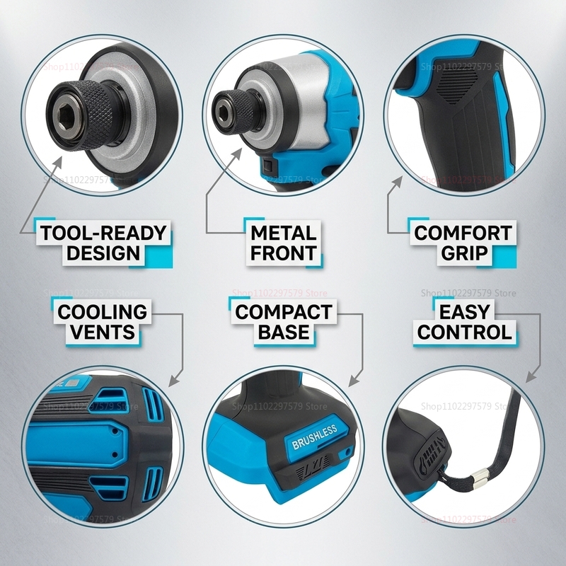 Akülü Fırçasız Darbeli Güçlü A - Power Tools In Construction incelemesi ve fiyatı