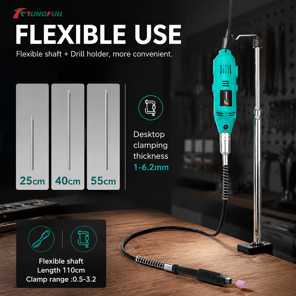 TUNGFULL Mini Elektrikli Taşla - Rotary Tool Kit incelemesi ve fiyatı