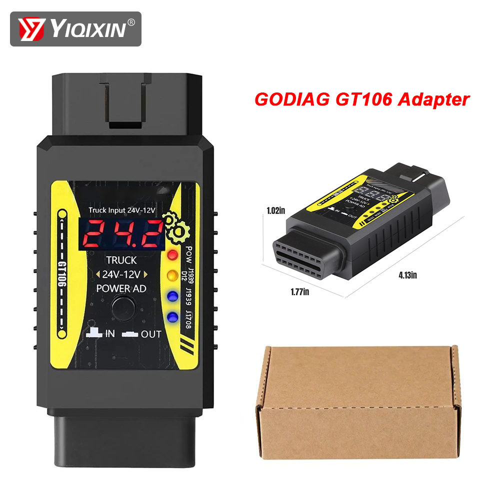 Godiag GT106 Artı Ağır Kamyon  - Power Quality Tools incelemesi ve fiyatı